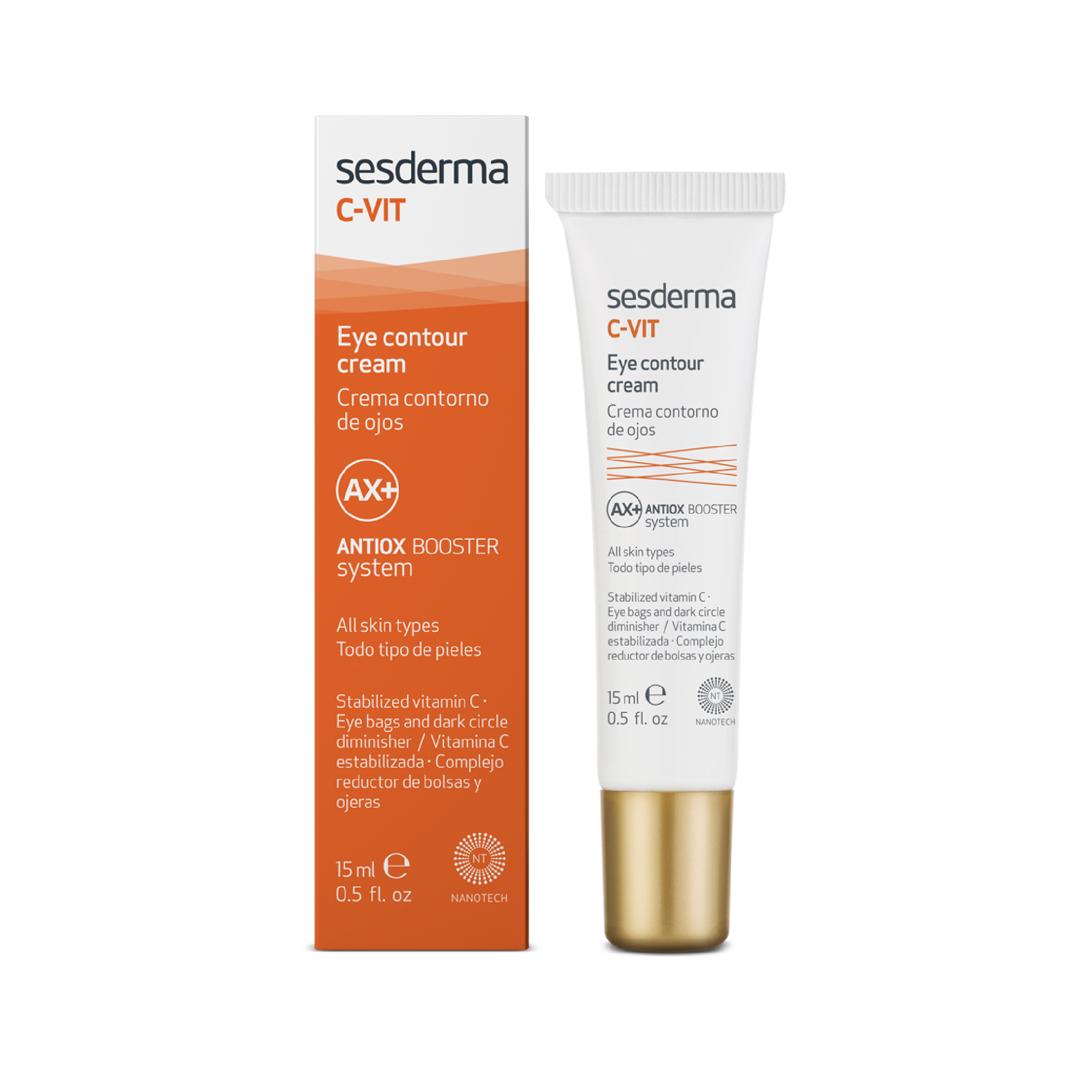 Crema Contorno de Ojos Eye Contour Cream C-Vit Sesderma - Tubo 15 Ml