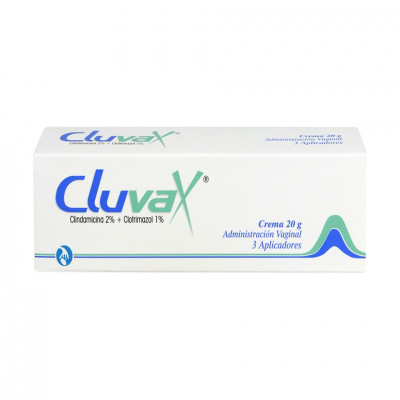 CLUVAX 2-1% CREMA VAGINAL x 20 gr + 3 APLICADORES