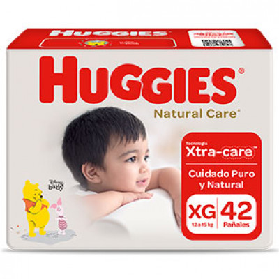 Huggies PaÑAles  Nat Care Puro Y Natural Xg X 42