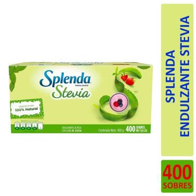 Splenda endulzante stevia 1g x 400 sobres