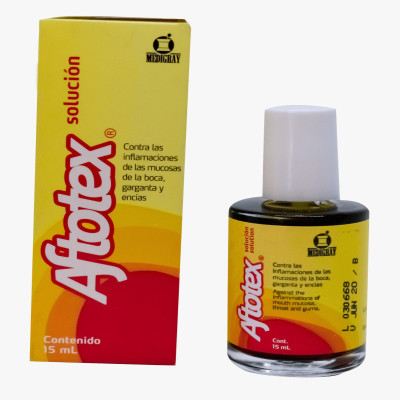 AFTOTEX SOLUC BUCAL Y GINGIVIAL x 15 mL   