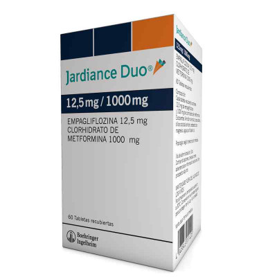JARDIANCE DUO 12.5 mg/1000 mg x 60 COMPRIMIDOS