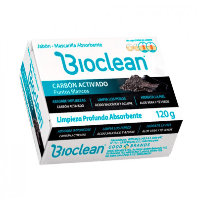 Bioclean JabÓN & Mascarilla Carbon Active X 120 G