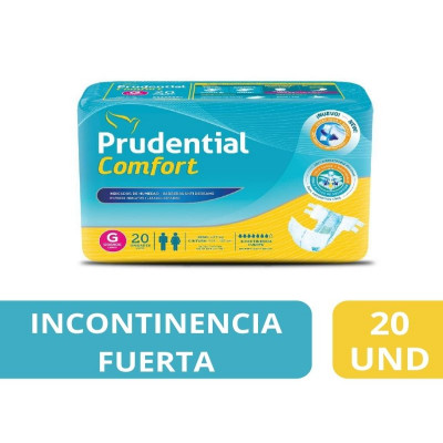 PRUDENTIAL PAÑALES CONFORT G x 20 UNIDADES