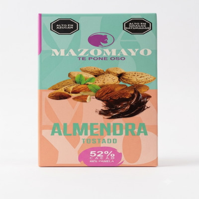 MAZOMAYO CHOC ALMENDRA TOSTADA 52% x 40g