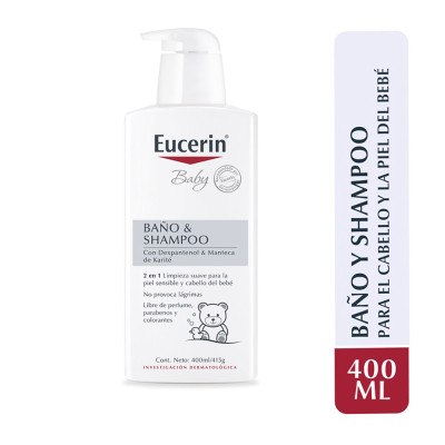 Baño y Shampoo Eucerin Baby x 400 ML