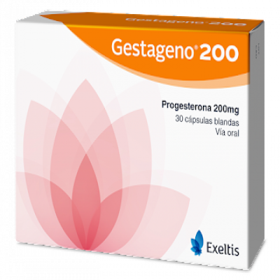 Gestageno 200Mg X 30 Capsulas