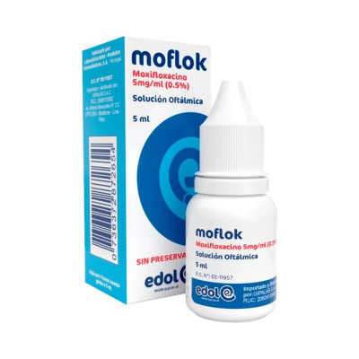 MOFLOK 0.5%  SOLU OFT x 5 ml