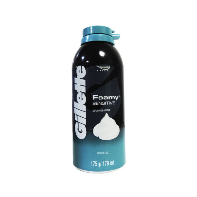 Espuma de Afeitar Sensible Gillette Foamy - Frasco 175 G