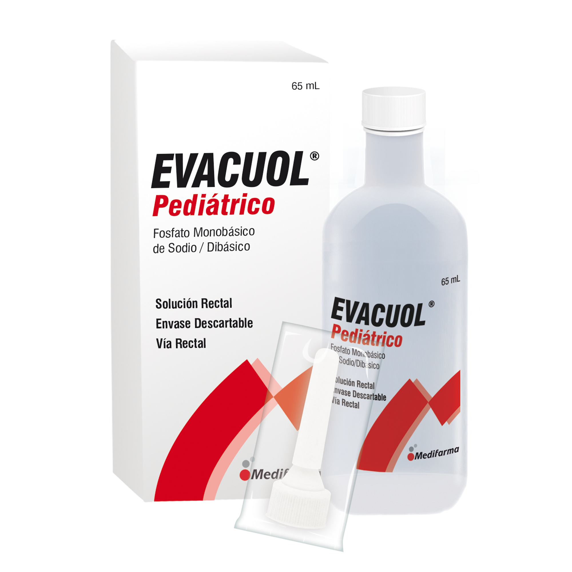 Evacuol Pediátrico Enema Solución - Frasco 65 Ml