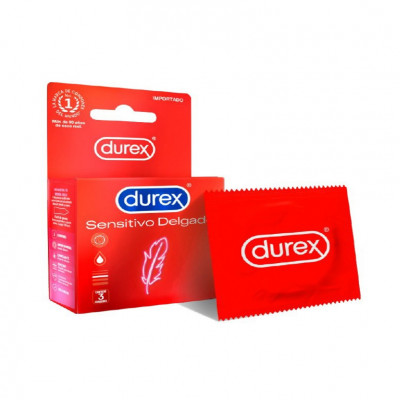 Preservativos Durex Sensitivo Delgado - Caja 3 UN