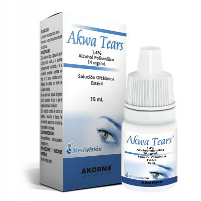 Akwa Tears 1.4% Solución Oftálmica - Frasco 15 ML