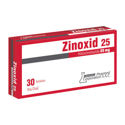 ZINOXID 25 mg x 30 TAB