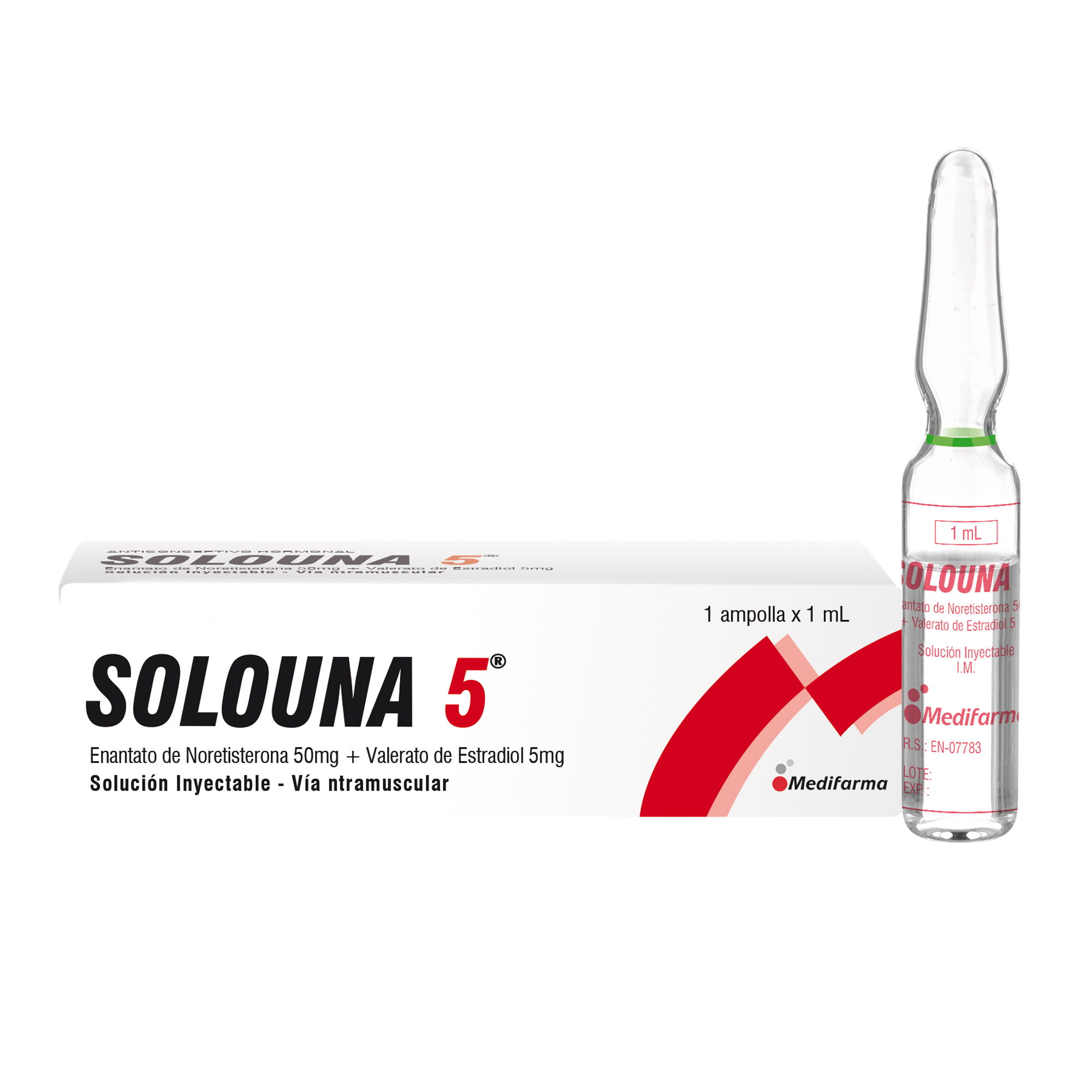 Solouna 5 Solución Inyectable - Caja 1 UN