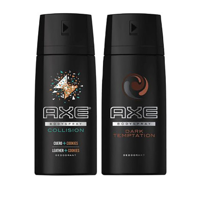 Axe Deo Aer  Pack Dark Temptation+Collision  X 97G