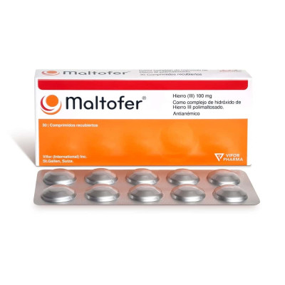 MALTOFER 100mg x 3O COMP REC  