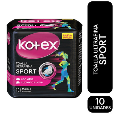 Kotex Sport Ultrafina X 10 Unidades