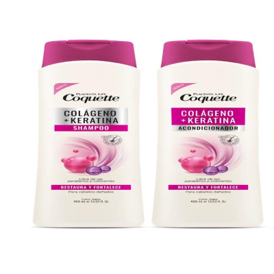COQUETTE PACK SH+AC+CP COLAG+KERAT x 400mL