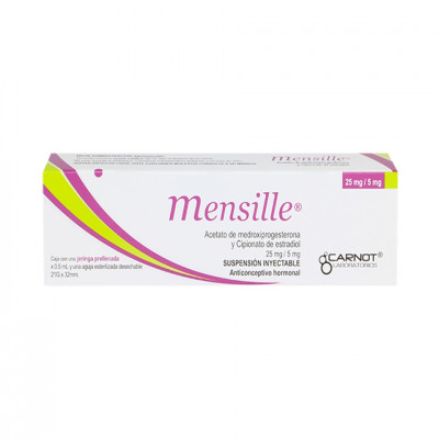 Mensille 25mg/5mg Suspensión Inyectable