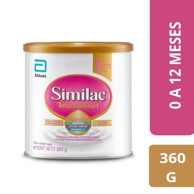 SIMILAC TOTAL CONFORT 1x360 gr LACTANTE 0-12 MESES